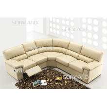 Modernes Design Ecke Ledersofa (613)